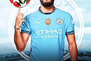 官方:曼城签里昂21岁边锋切尔基,转会费总价4200万欧